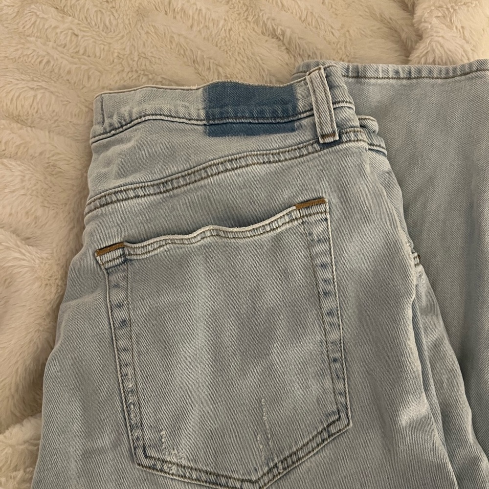 Abercrombie curve love ultra high rise 90s jeans light with vent hem - Picture 3 of 5